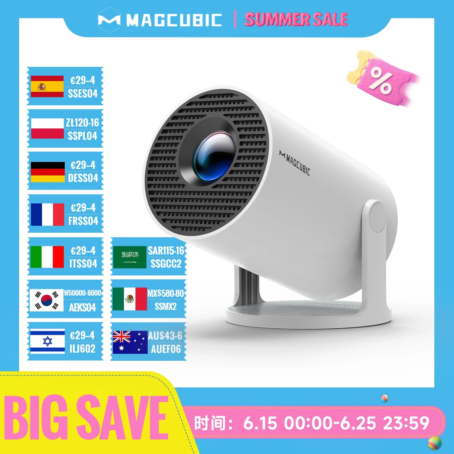 Projector HY300 Pro 4K Android 11 Dual Wifi6 260ANSI Allwinner H713 BT5.0 1080P 1280*720P Home Cinema Outdoor Projetor